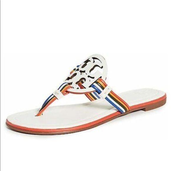 Tory Burch Shoes - Tory Burch Leather Mignon Thong Sandals